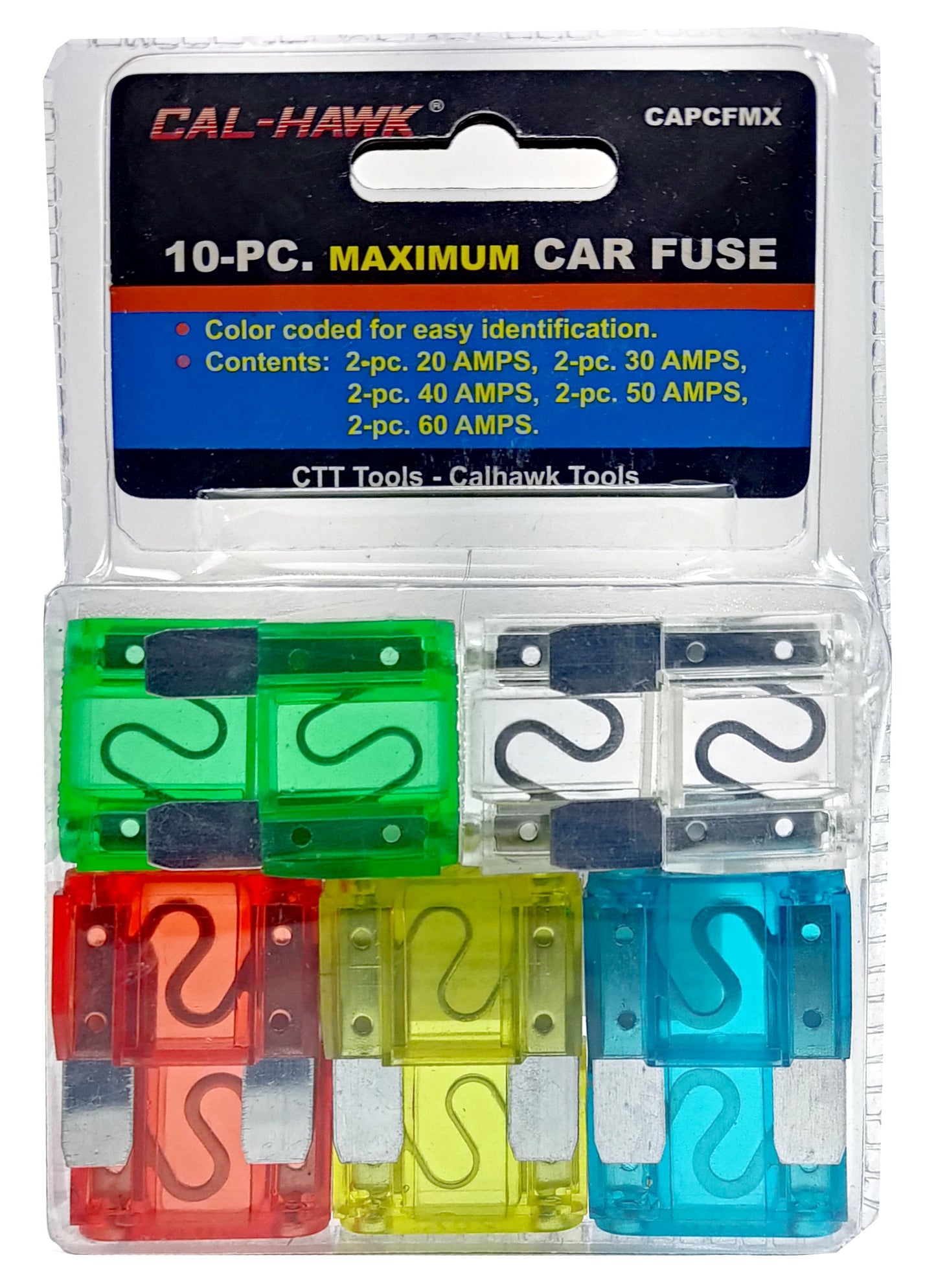 10PC MAXI CAR FUSE