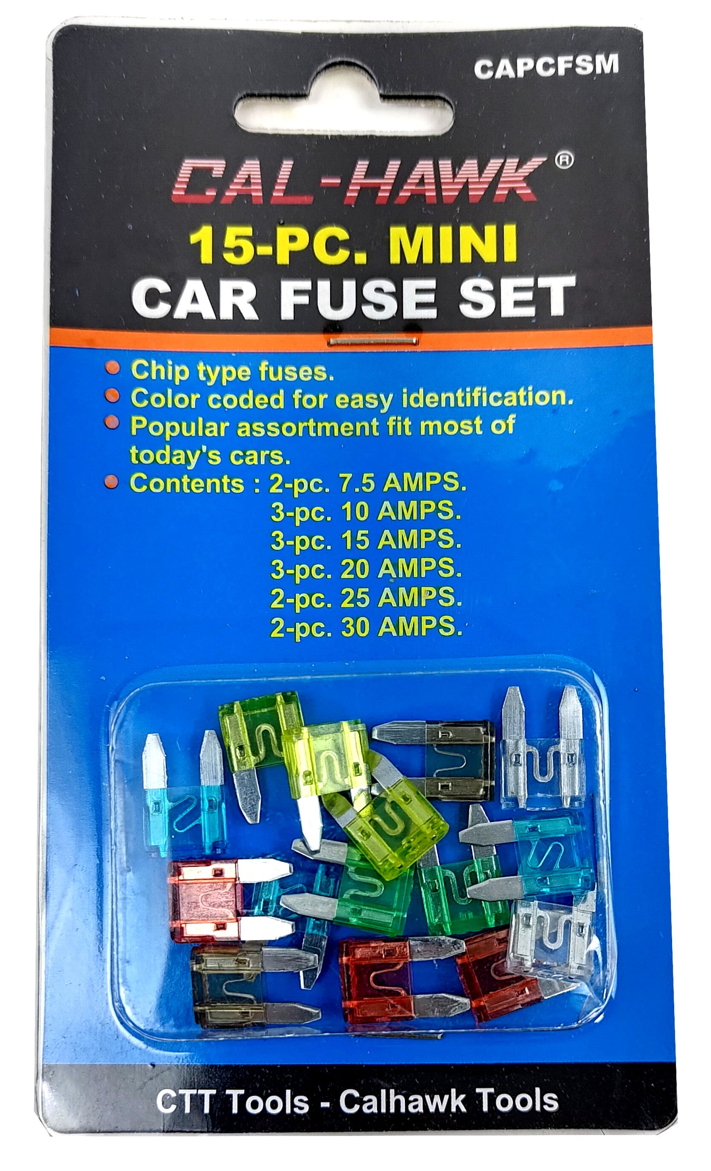 15PCS M TYPE CAR FUSE