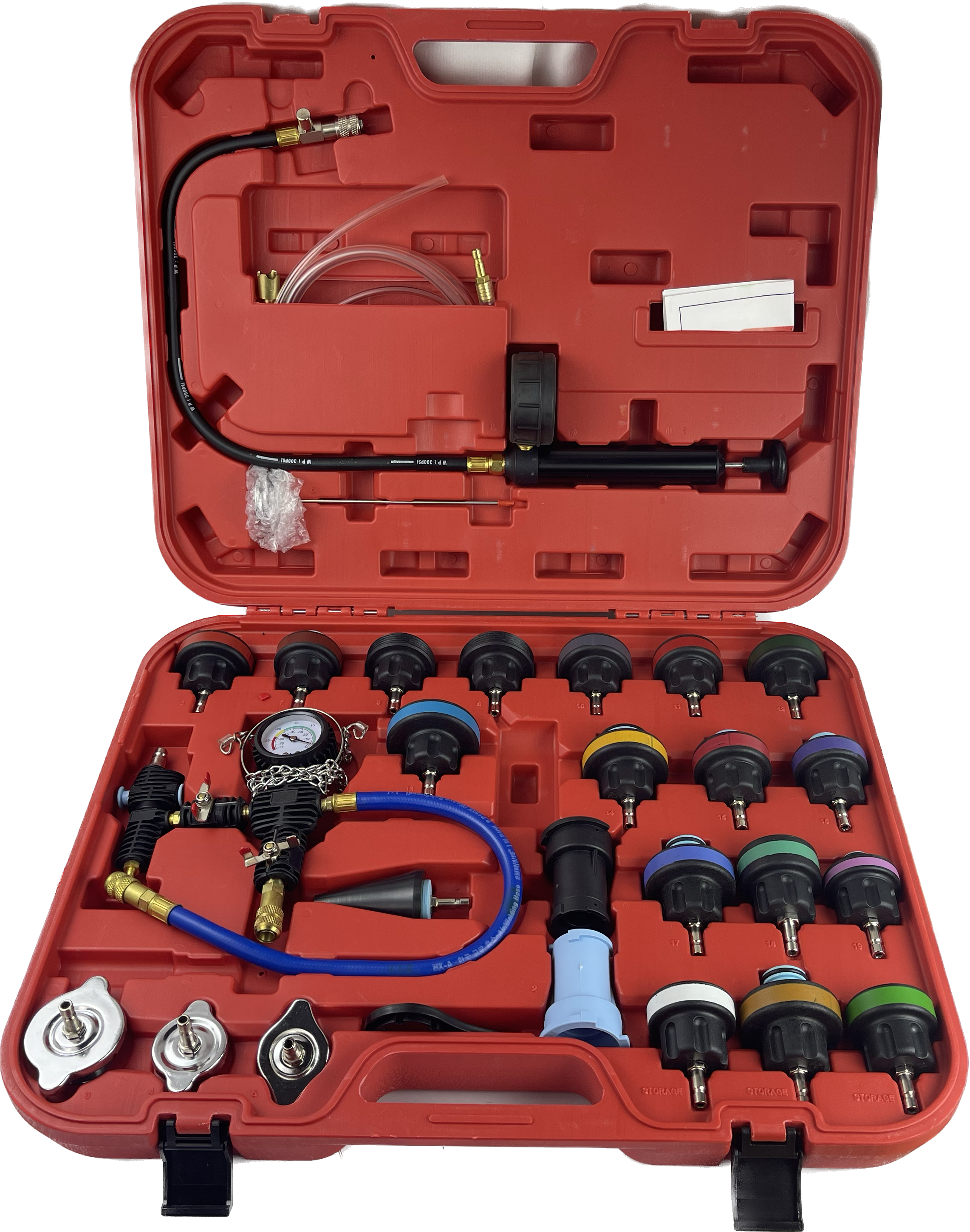 Rad Set Tools 28PC COOLING SYSTEM & RAD TESTER – CalHawk Tools