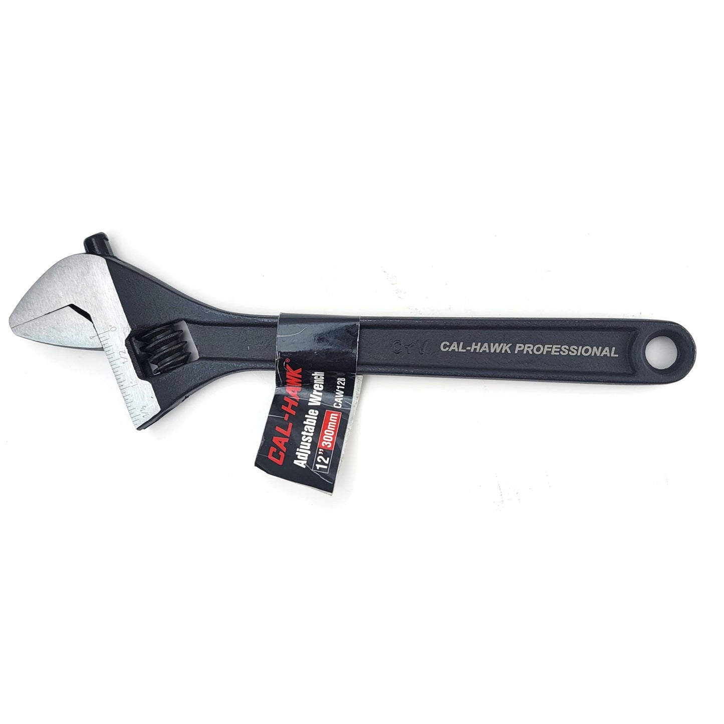 12" ADJ WRENCH Crv3 BLACK