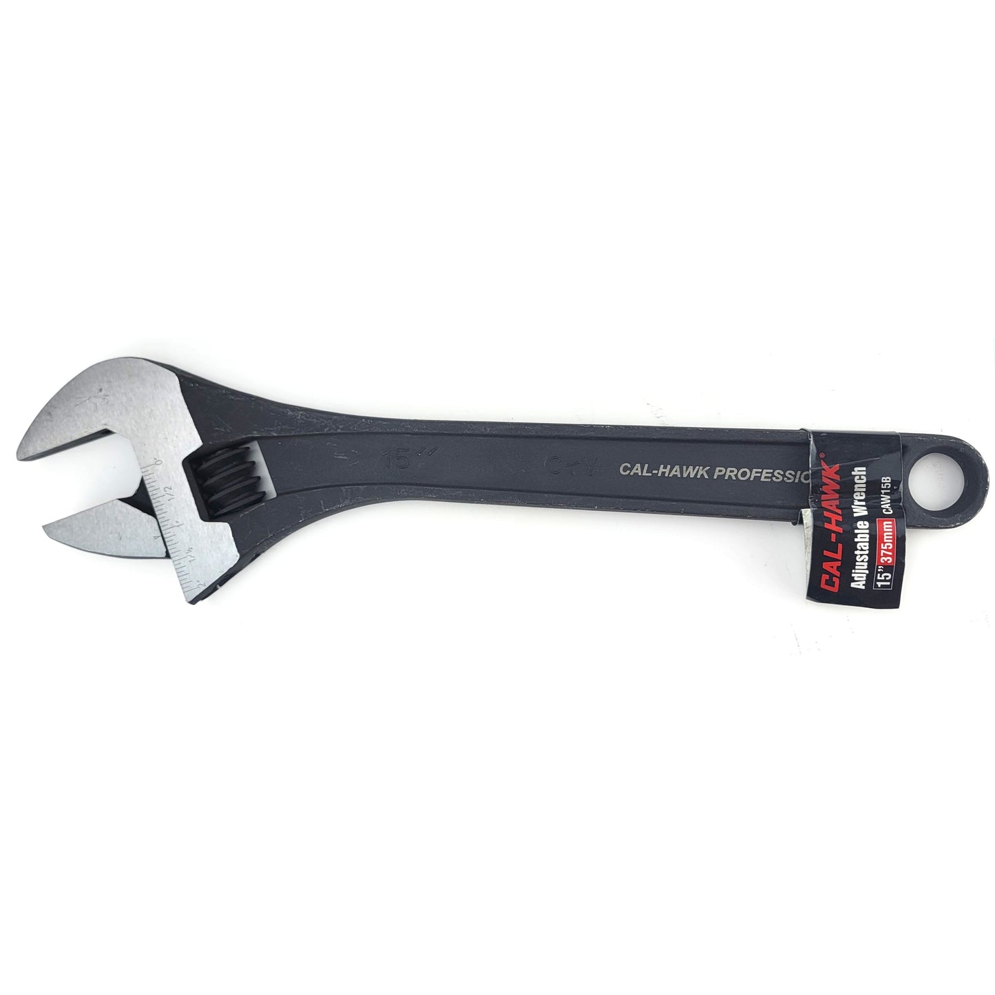 15" ADJ WRENCH Crv3 BLACK