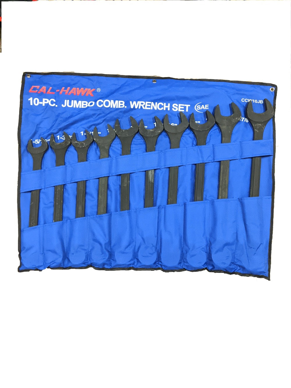 10PCS BLACK JUMBO COMB. WR. SAE