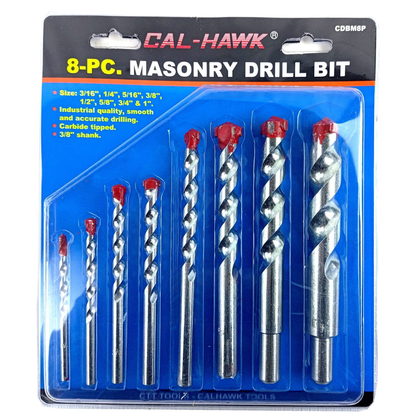 8 PCS MASONRY DRILL BIT