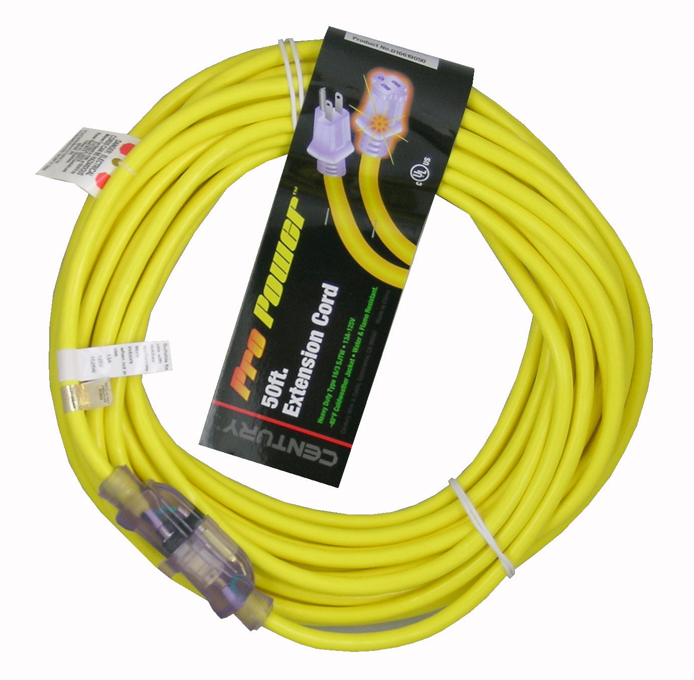 16 GAUGE 50' UL EXTENSION CORD