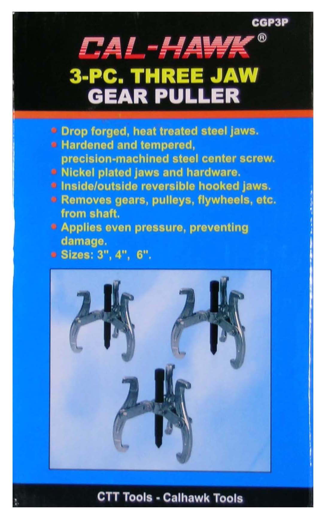 3 PCS GEAR PULLER 3" 4" 6"