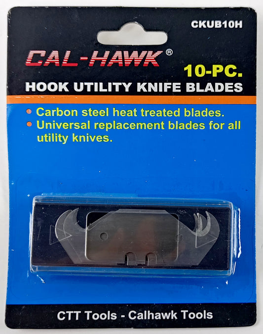 10PC HOOK UTILITY KNIFE BLADE