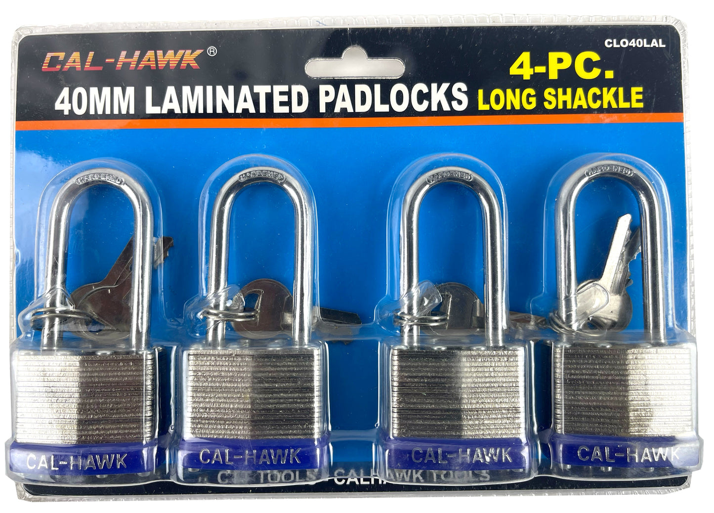 4PC 40MM L-S LAMINATE KEY ALIK