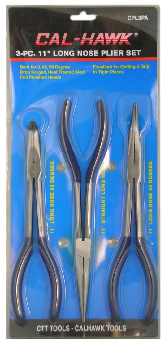 3 PCS 11" LONG NOSE PLIER