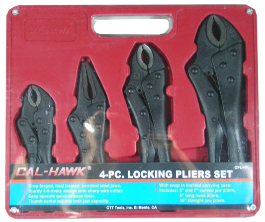 4PC LOCKING PLIER SET