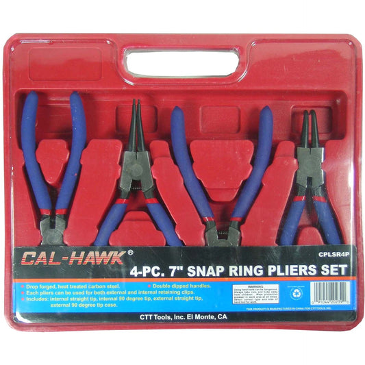 4PC 7" CIRCLIP PLIERS SET ( BLUE )