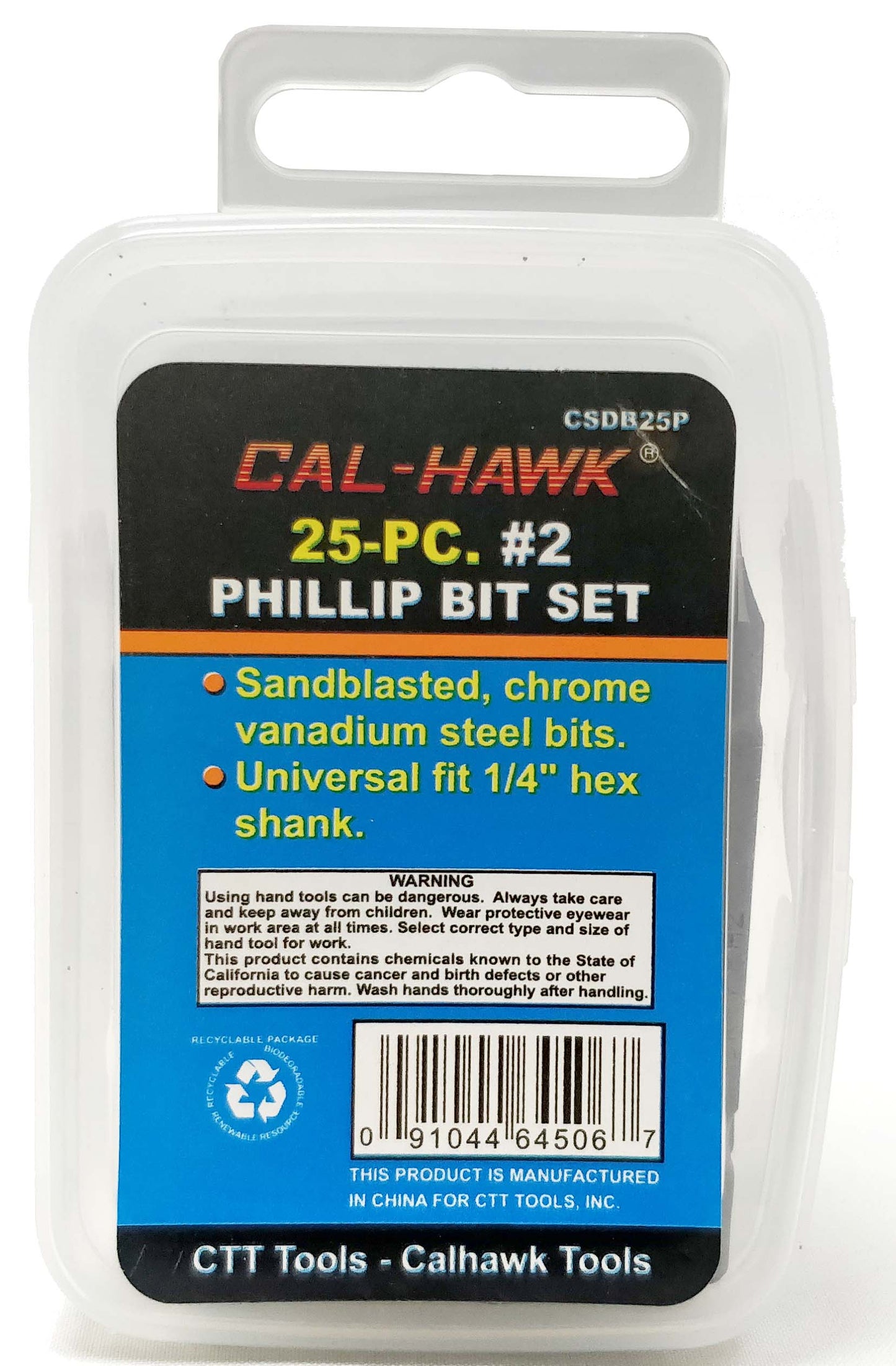 25PC #2 PHILLIP BIT SET