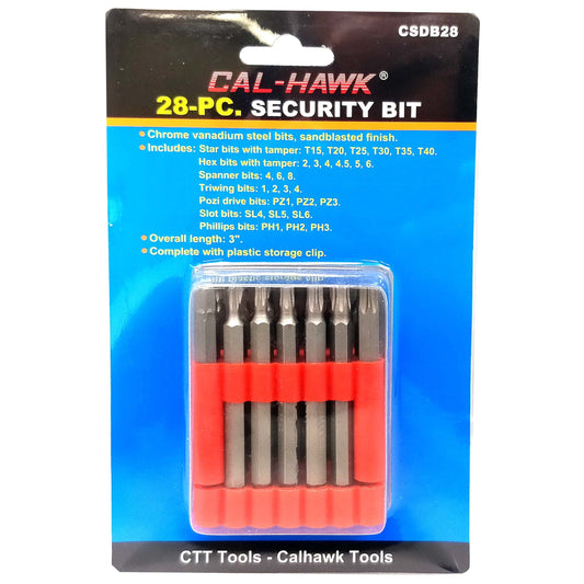 28PC 3" SECURITY BIT SET