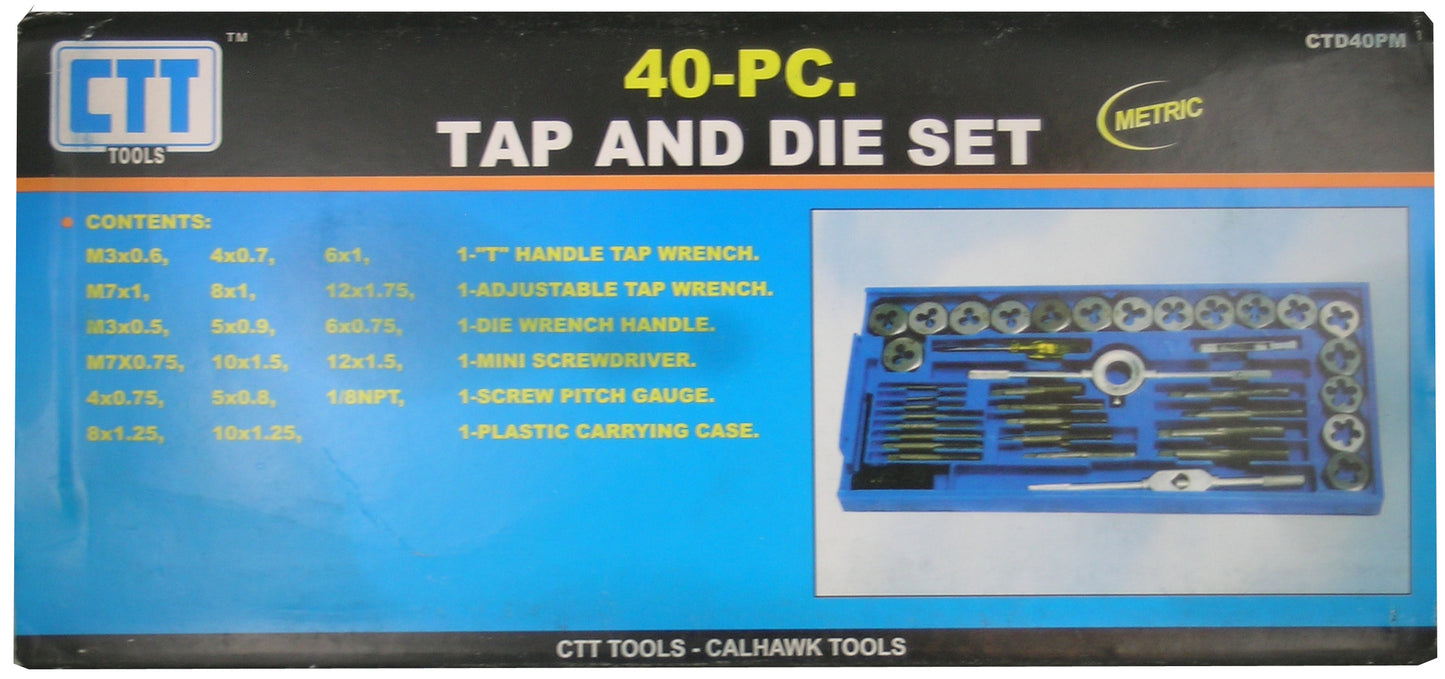 40 PCS TAP & DIE (M/M)