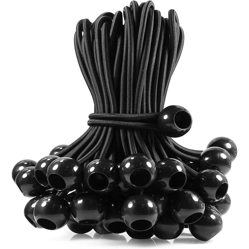 100PC 9" BLACK BALL BUNGI