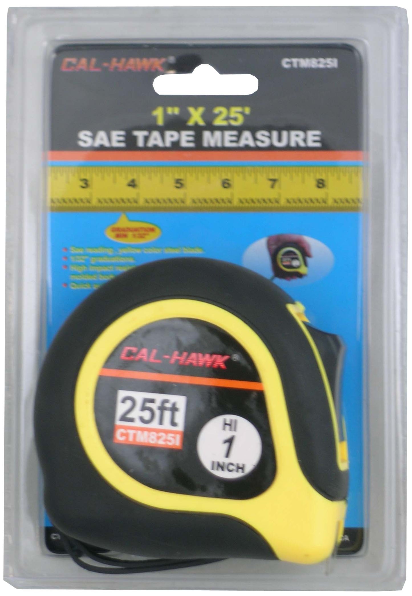 1 X 25' SAE TAPE MEASURE