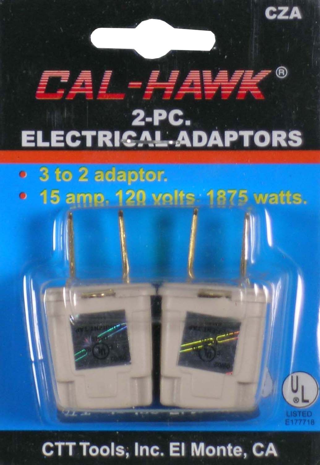 2 PCS ELECTRICAL ADAPTOR 2TO 3