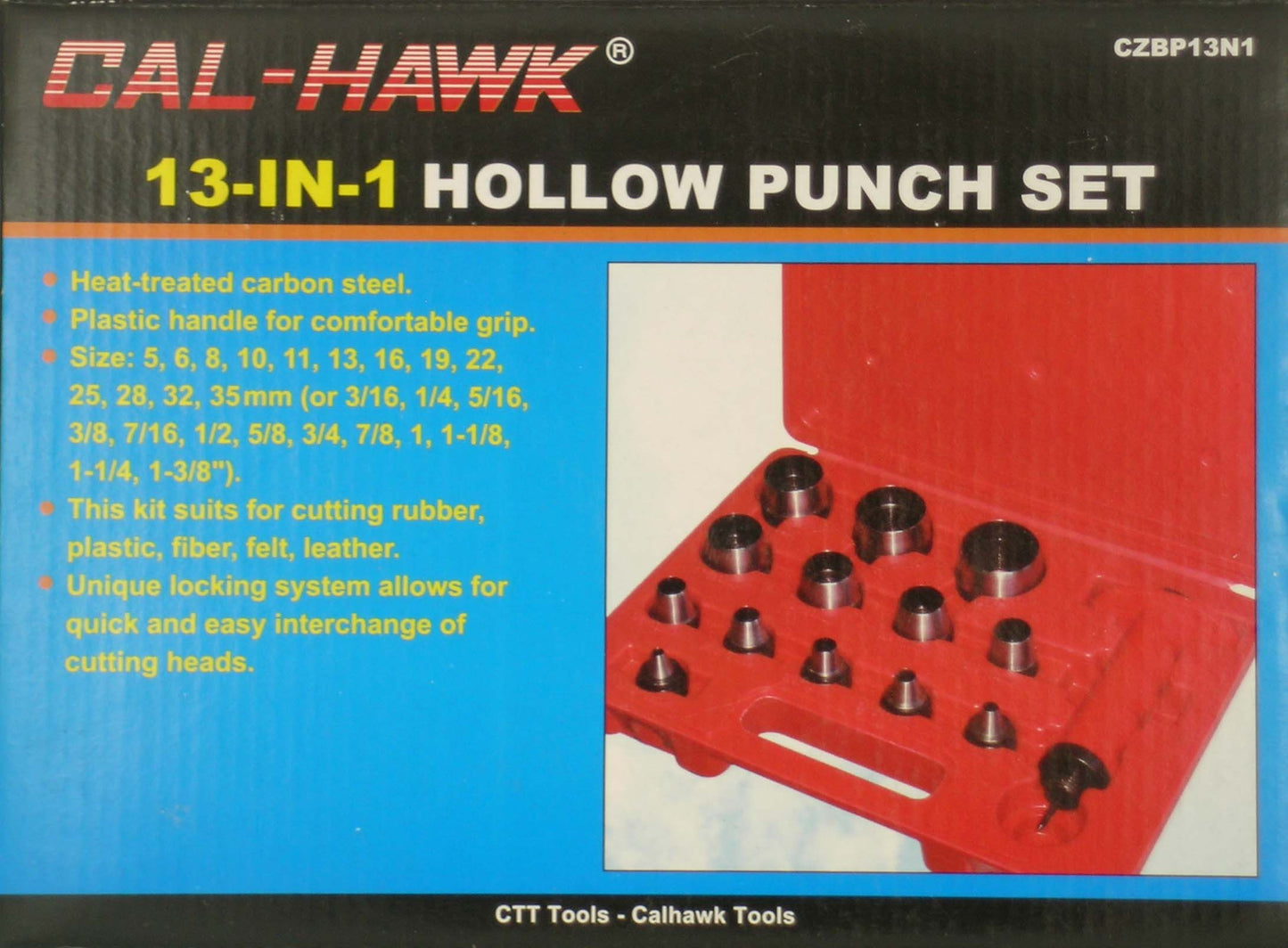 13 IN 1 HOLLOW PUNCH SET