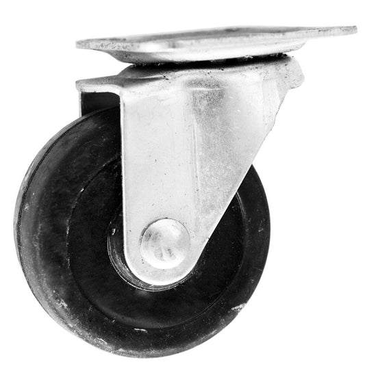 2" RUBBER SWIVEL CASTER