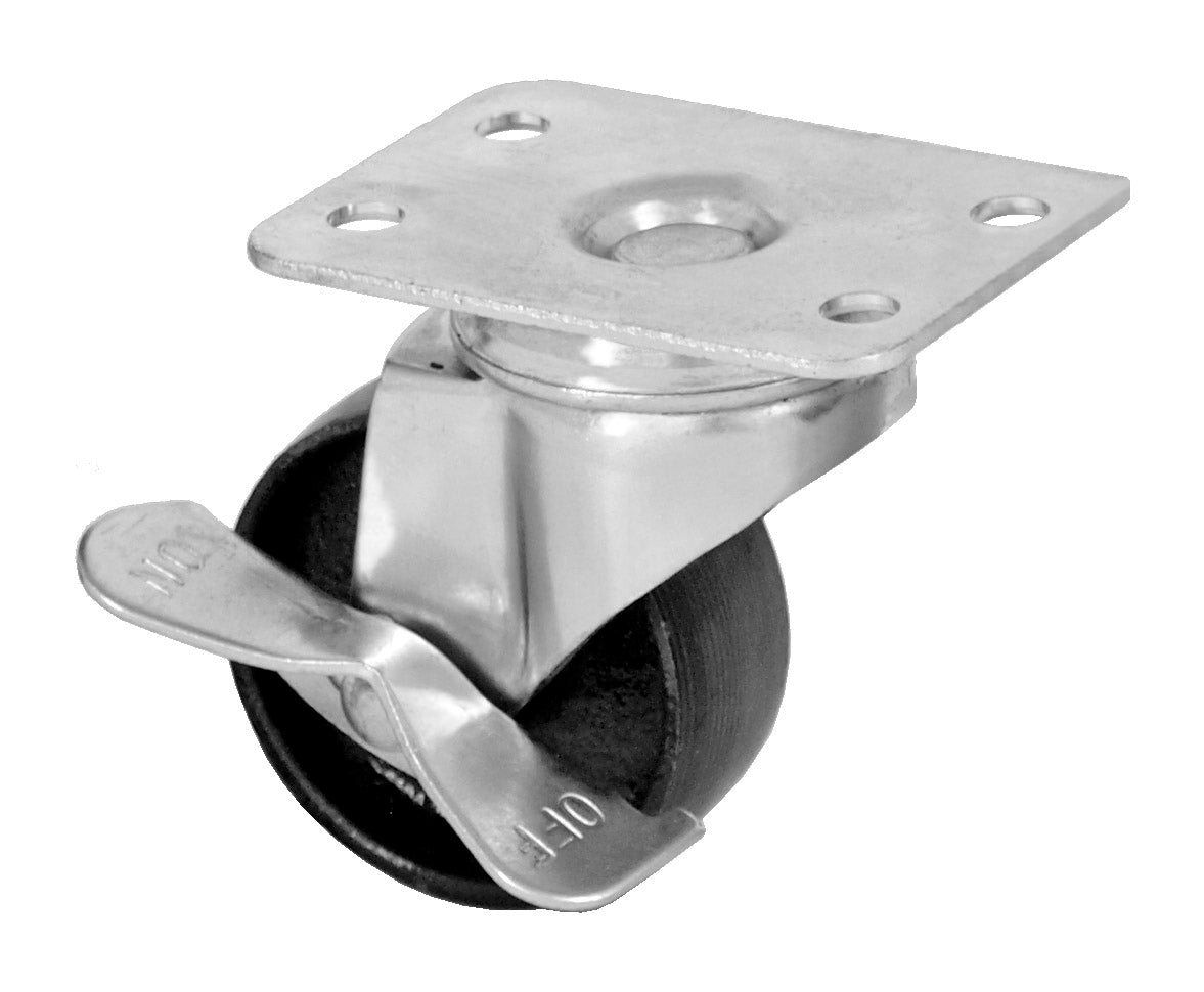 2" SWIVEL METAL CASTER WITH LOCK