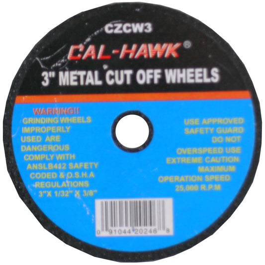 3" X 1/32" METAL CUT-OFF WHEELS BULK