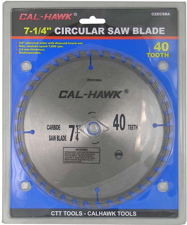 7-1/4 CIRCULAR SAW BLADE/40/SMOOTH CUT