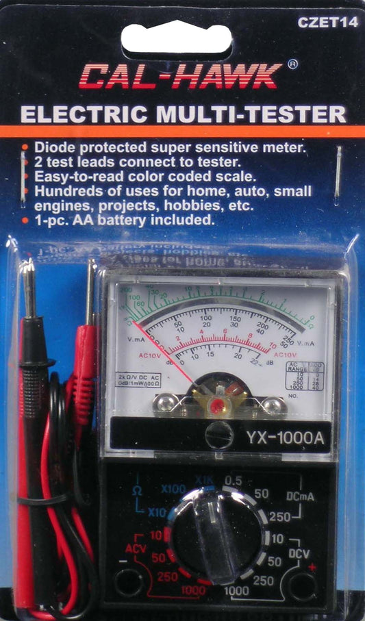 14 RANGE ELECTRIC MULTI-TESTER