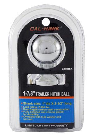 1-7/8" HITCH BALL W/1" SHANK