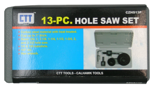 13PC HOLE SAW SET