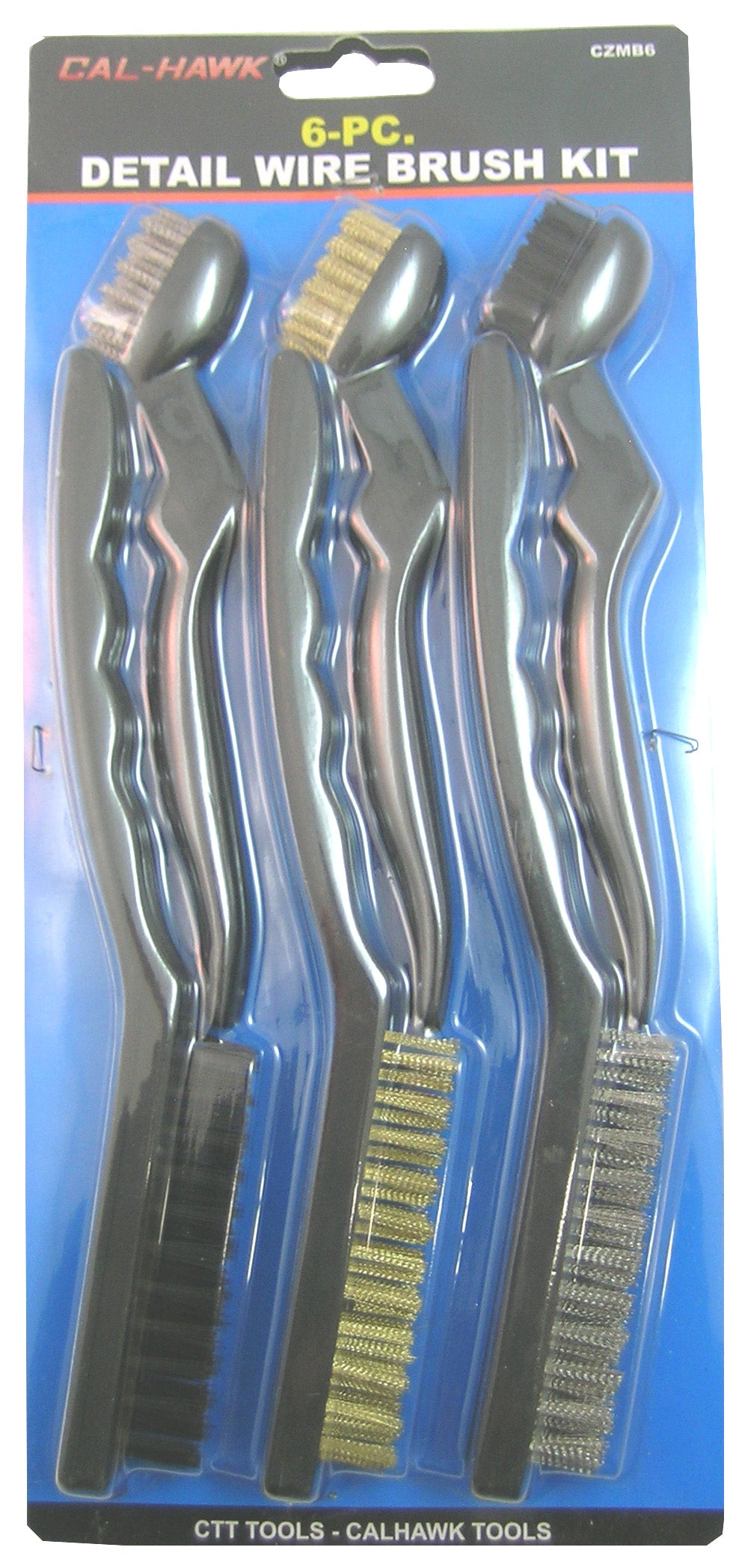 6PC DETAIL WIRE BRUSH SET