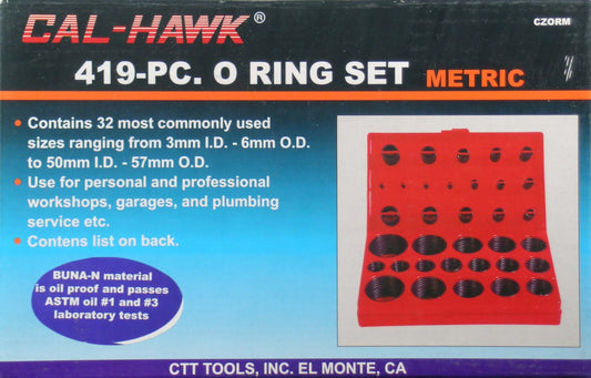 419 PCS M/M O RING SET