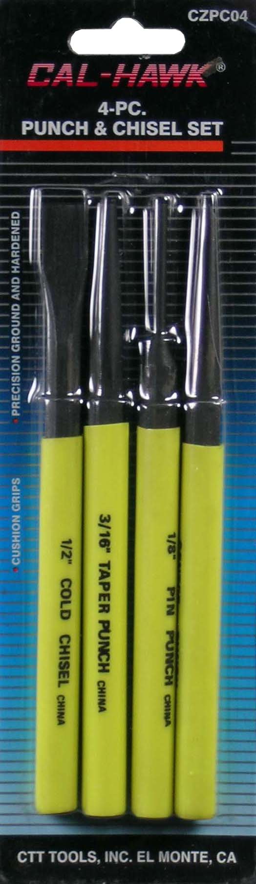 4 PCS PUNCH AND CHISEL