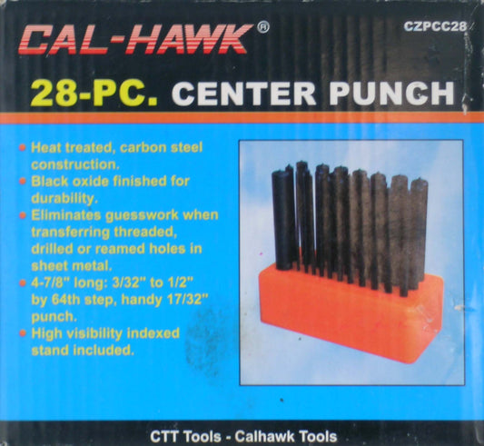 28PC CENTER PUNCH