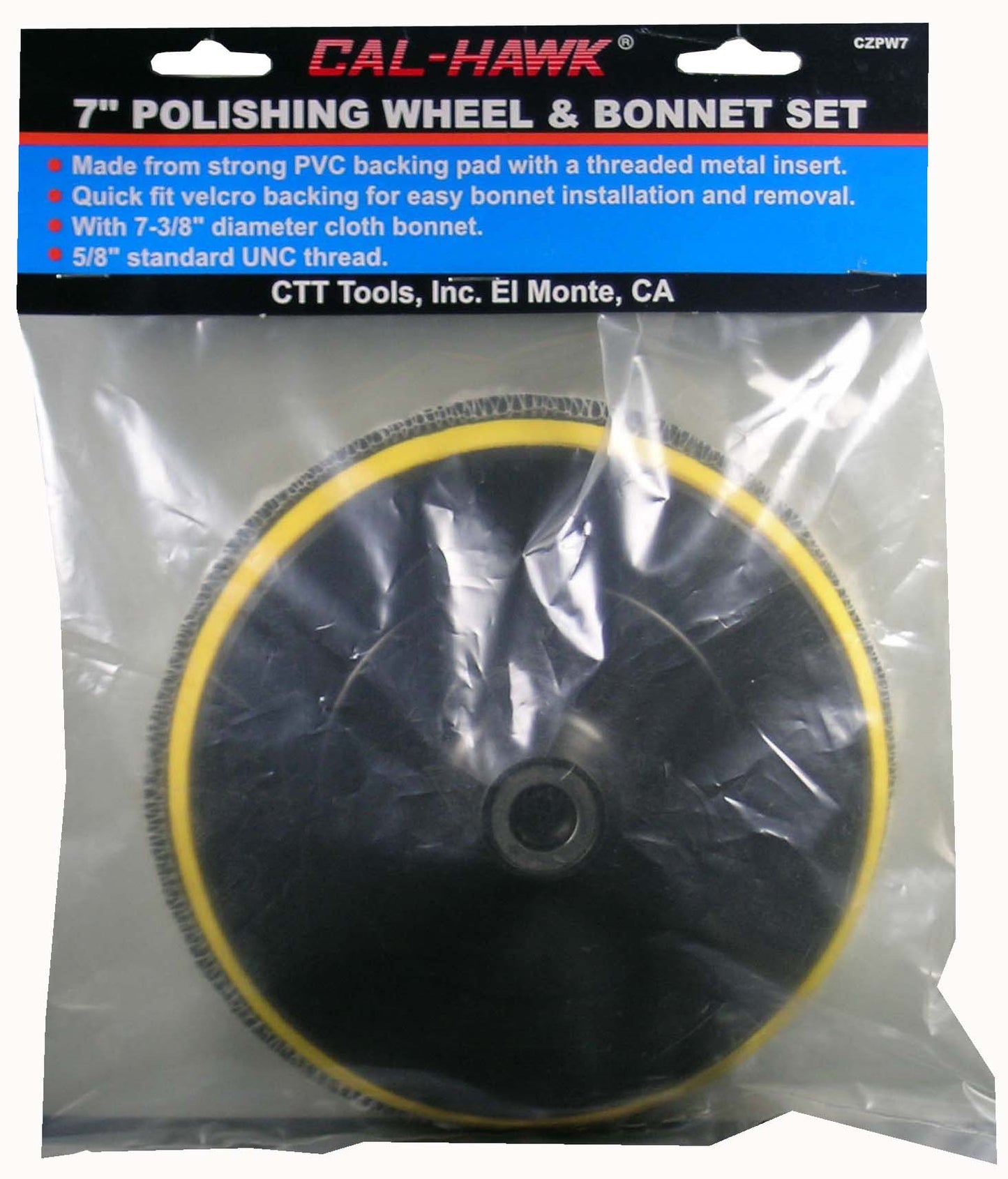 7" POLISHING WHEEL & BONNET