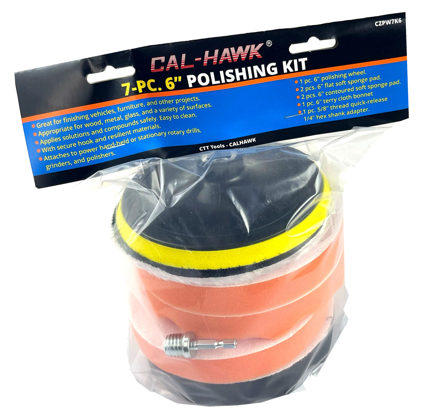 7 PC 6" POLISHING KIT