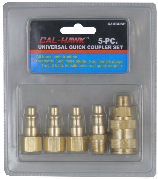 5PC UNIVERSAL QUICK COUPLER SET