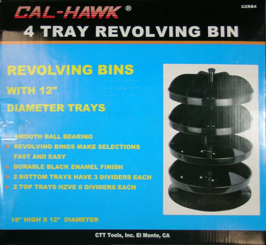 4 TRAY REVOLVING BIN