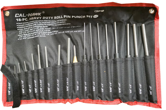 18PC HD ROLL PIN PUNCH SET