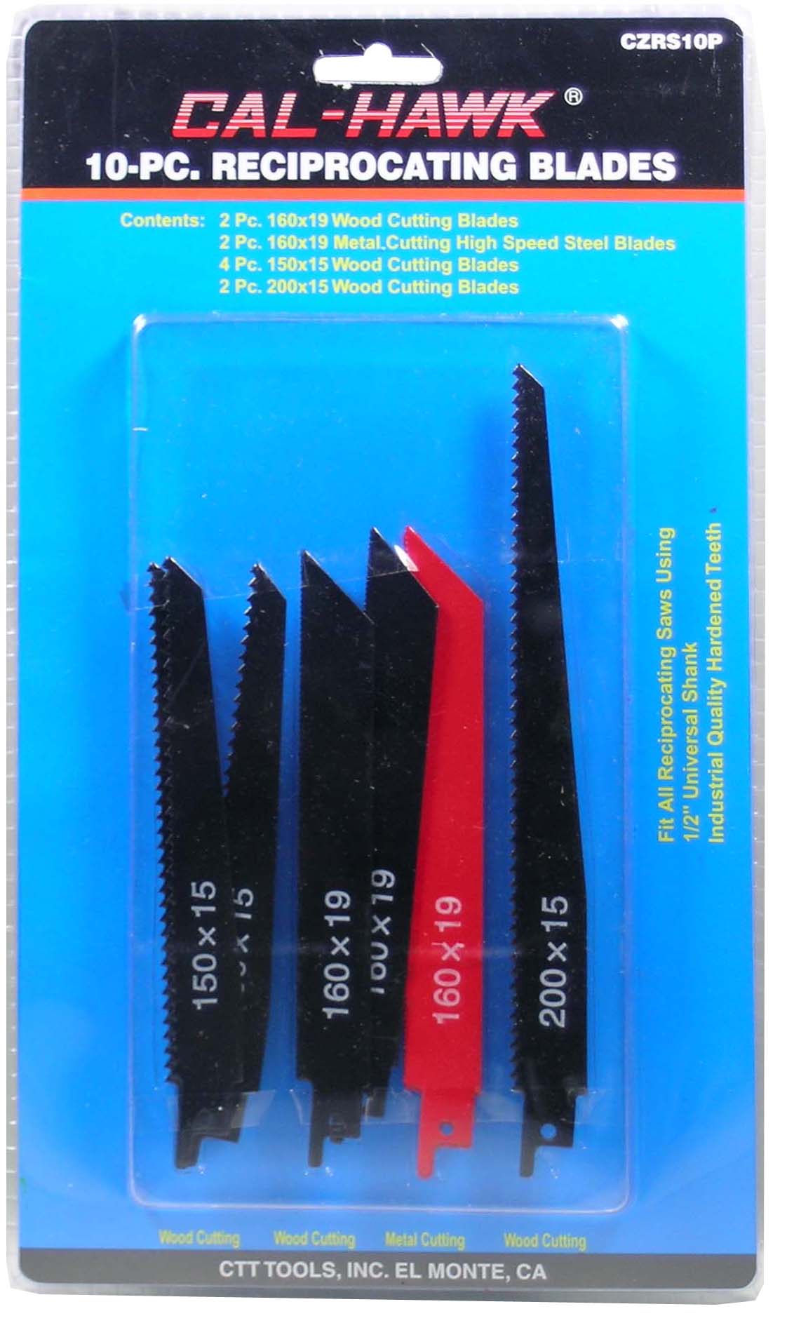 10 PC RECIPROCATING BLADES