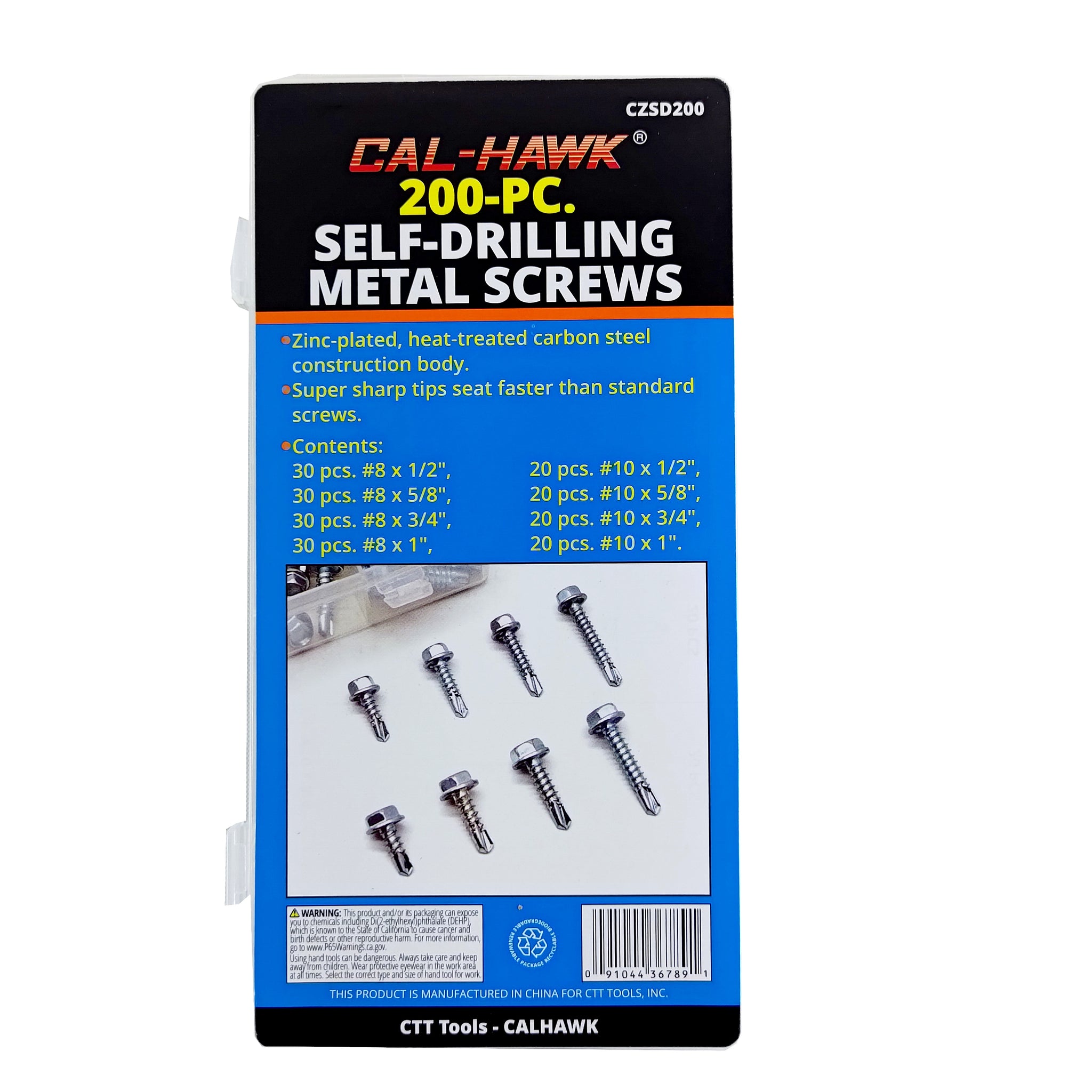 SELF-DRILLING METAL SCREWS