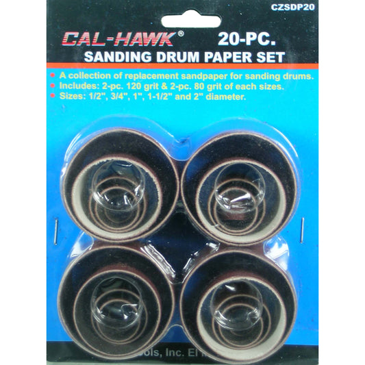 20PC SANDING DRUM PAPER