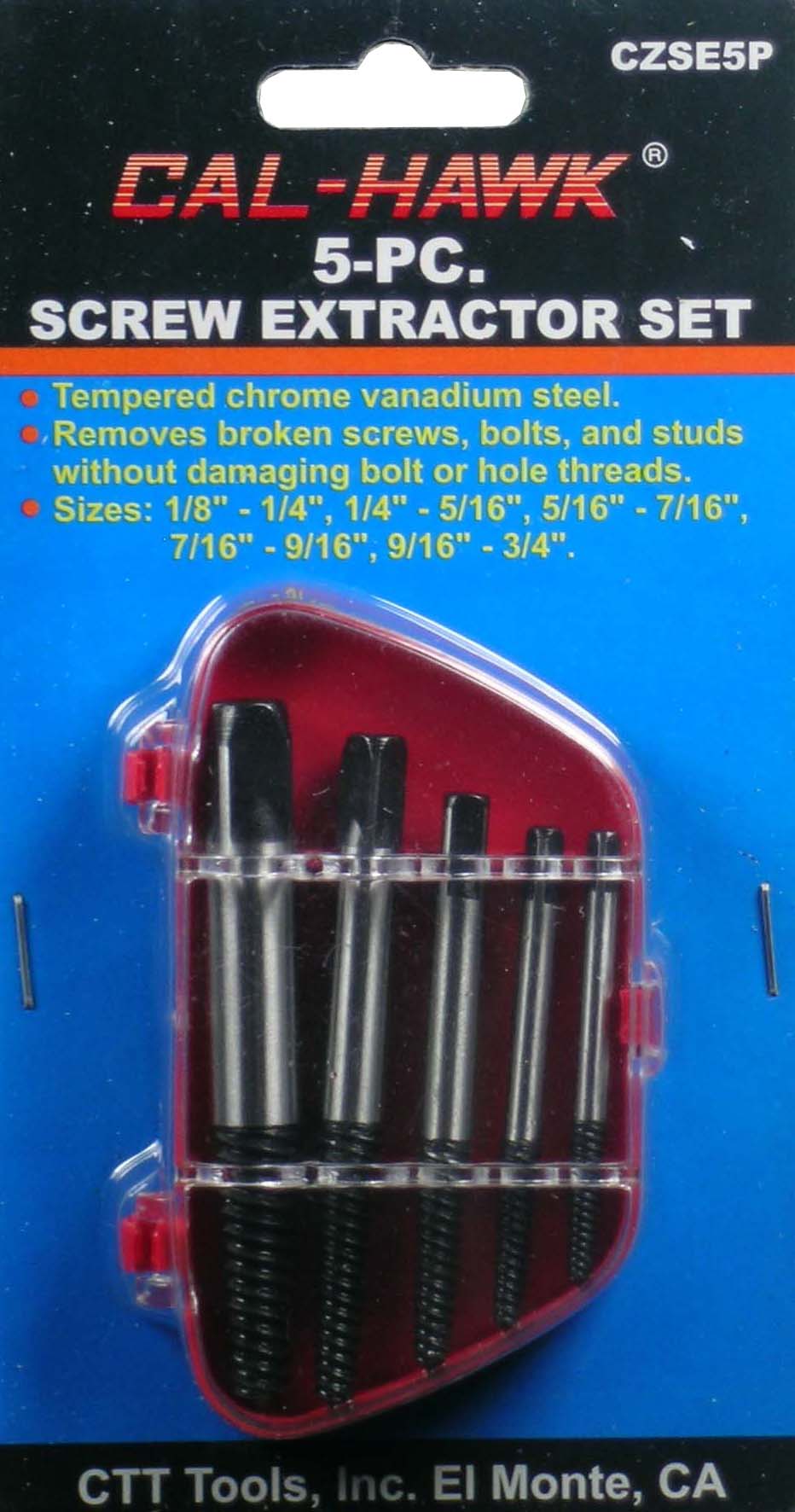 5PC SCREW EXTRACTOR