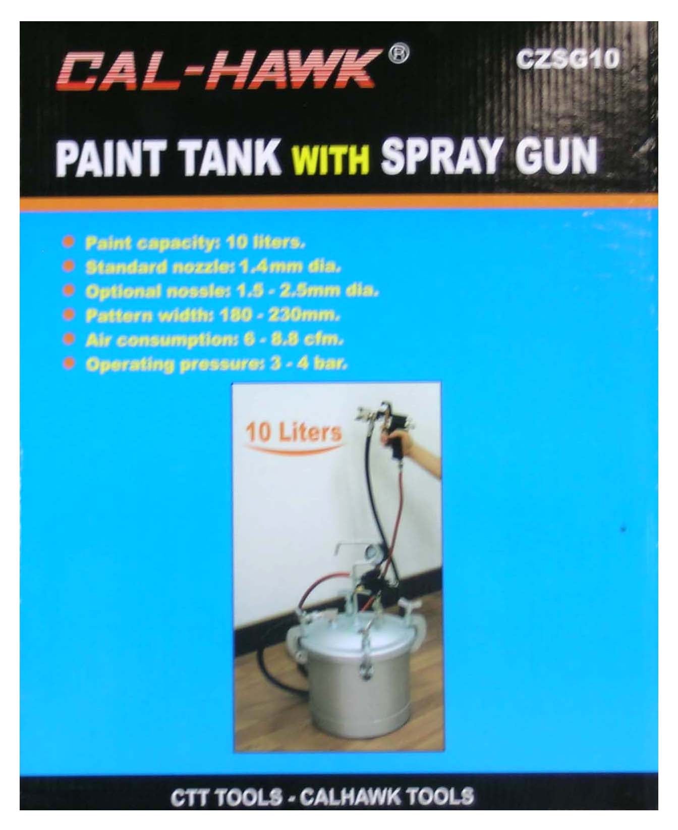 PAINT TANK WITH SPRAY GUN