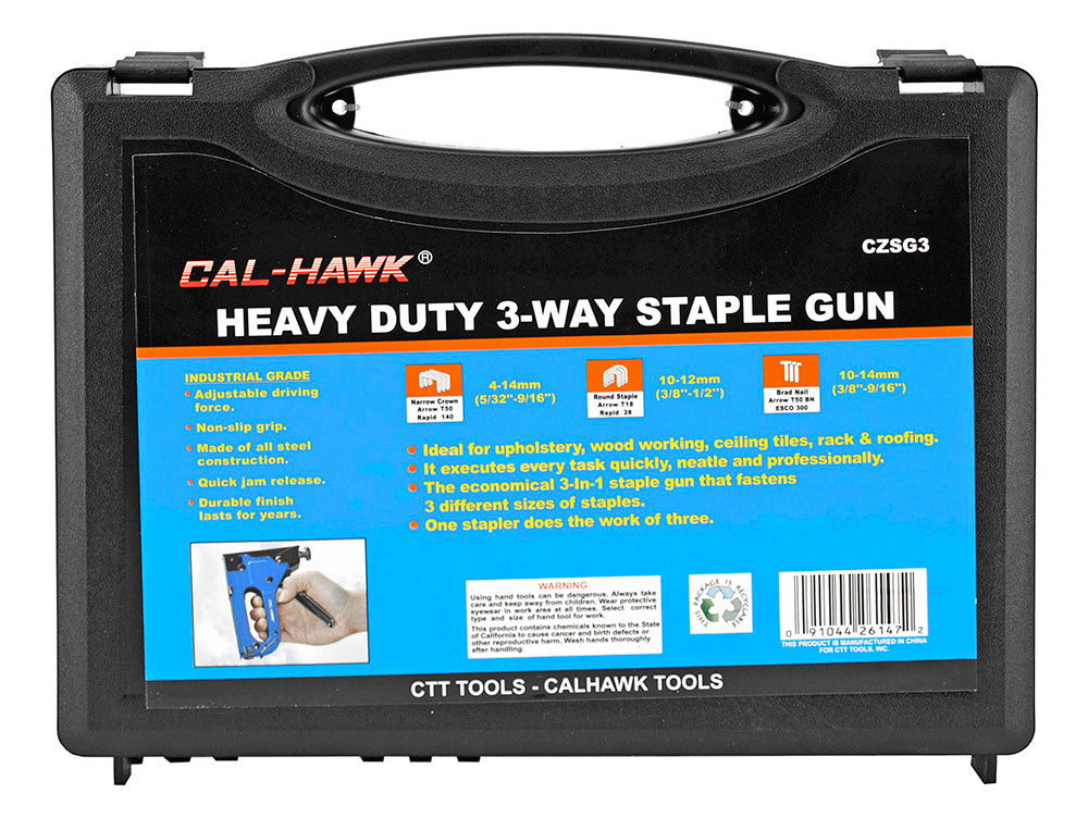 THREE WAY STAPLE GUN