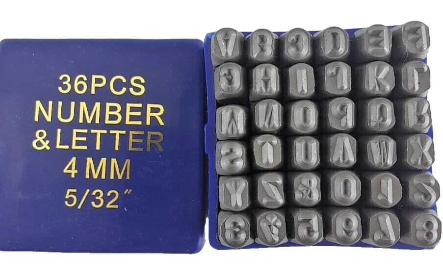 STAMPING LETTER & NUMBER 4MM