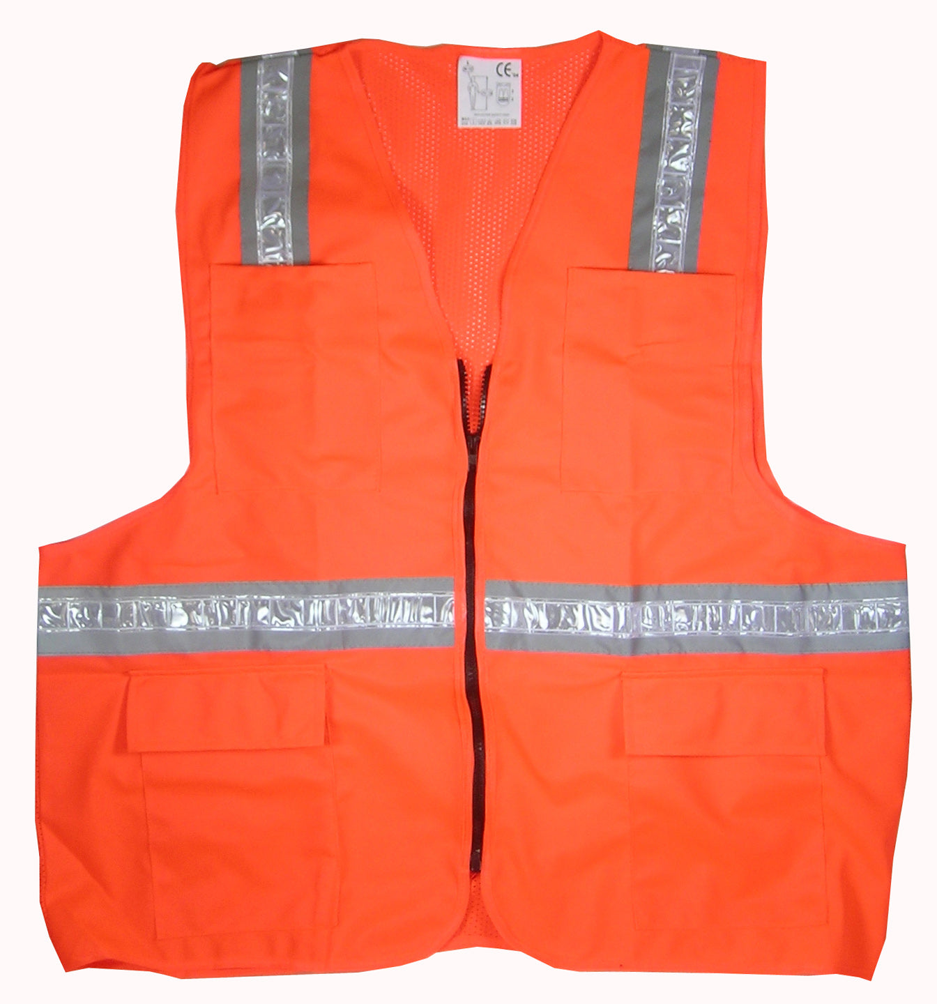 Orange SAFETY VEST,  MEDIUM SIZE