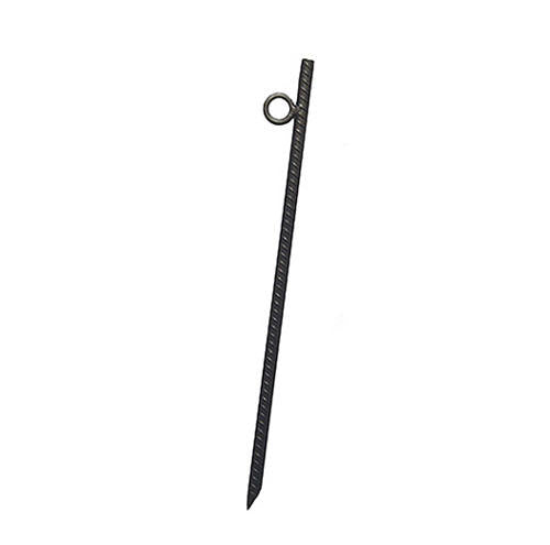 18" REBAR METAL STAKE WITH LOOP