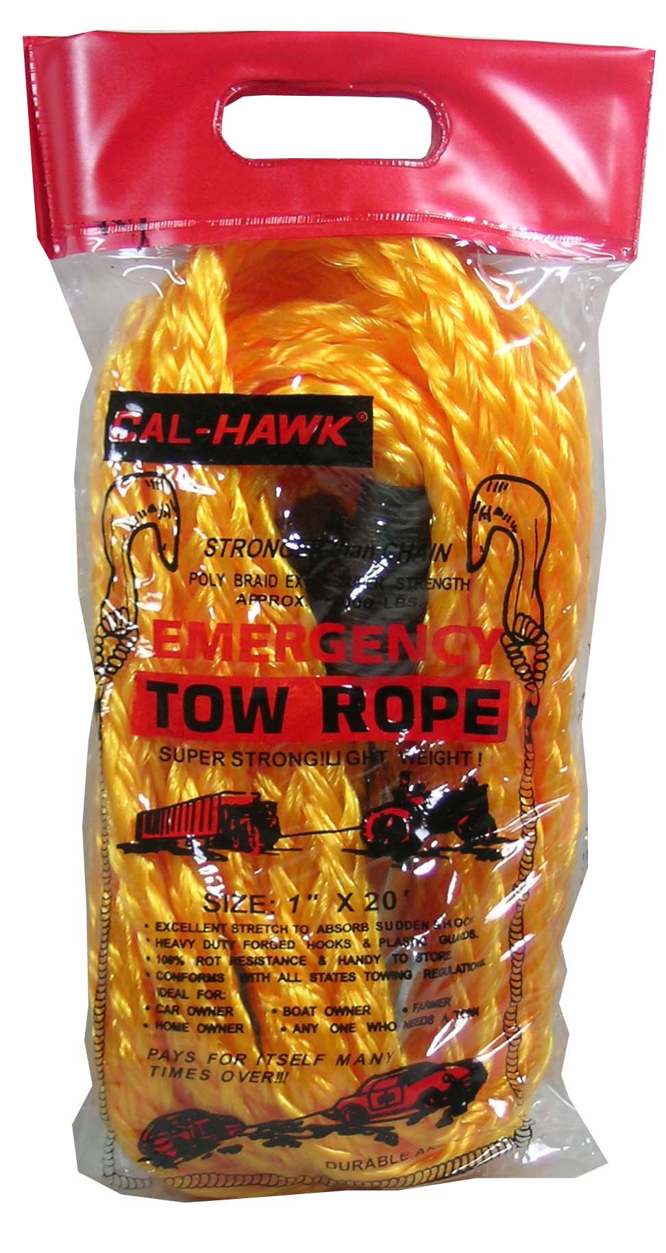 1" X 20' TOW ROPE