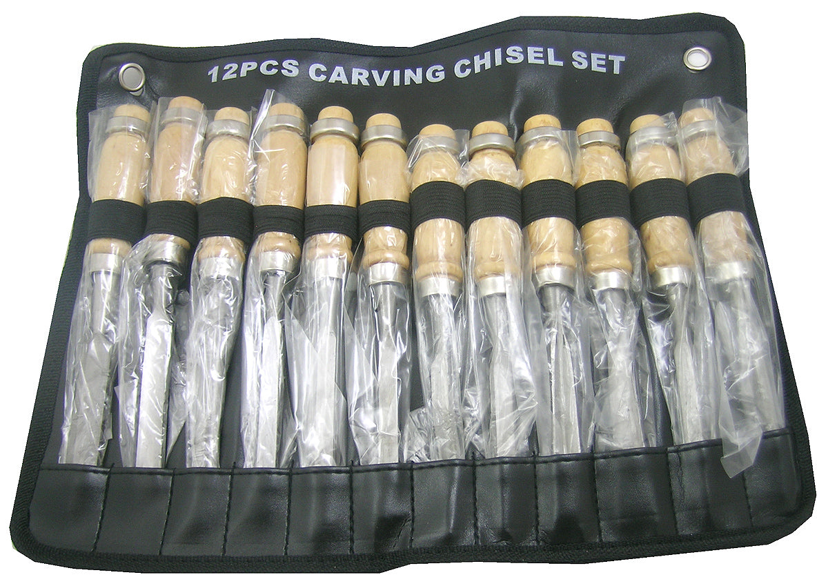 12 PCS JUMBO WOOD CRAFT CHISEL