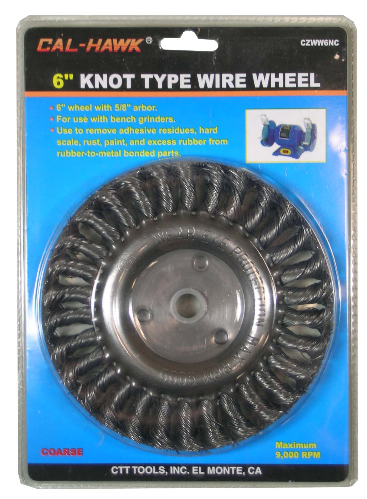 6" KNOT WIRE WHEEL (COARSE)