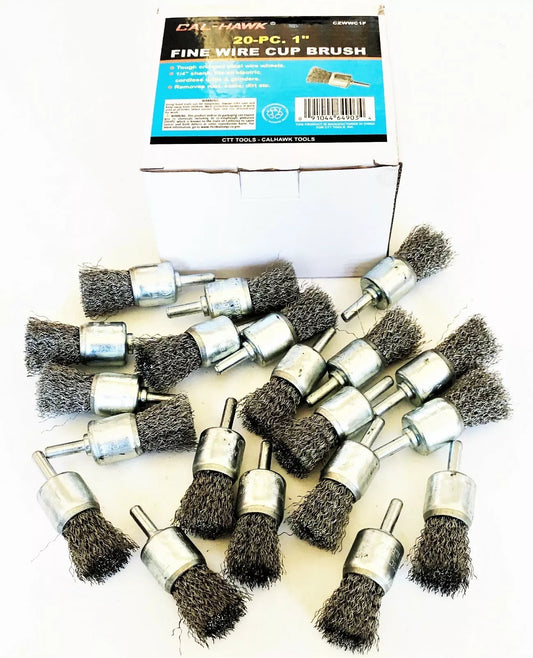 20PC 1" FINE WIRE CUP BRUSH